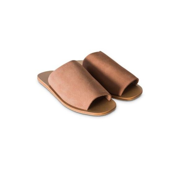 St Agni Suede Leather Sandals (Clay) - Picture 1 of 15